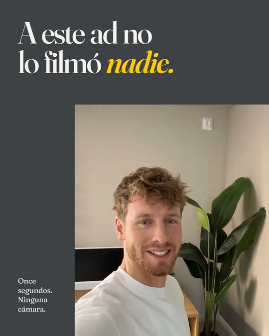 Tapa del carrusel «A este ad no lo filmó nadie»