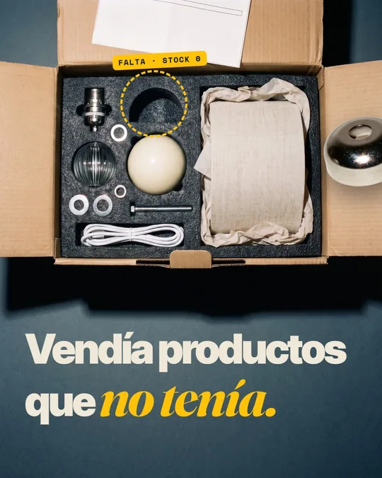 Tapa del carrusel «Vendía productos que no tenía»